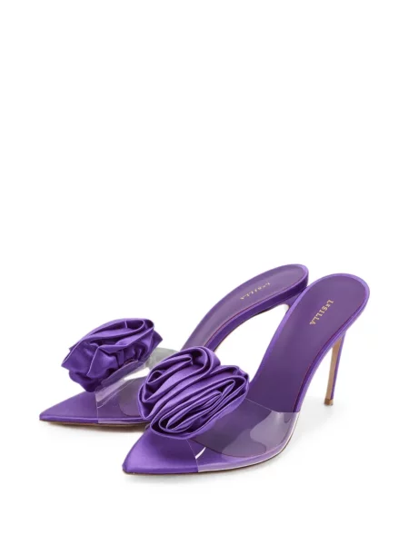 Sandale Le Silla cu model floral cu aplicații violet