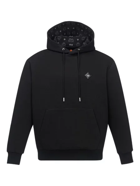 Bluza z kapturem Mcm z logo czarna