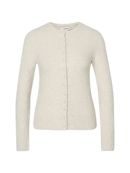 TOPSHOP Geacă tricotată SIA ecru