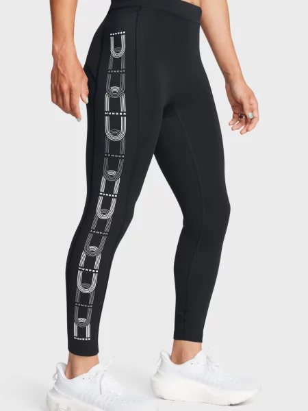Колготи Under Armour для бігу чорні