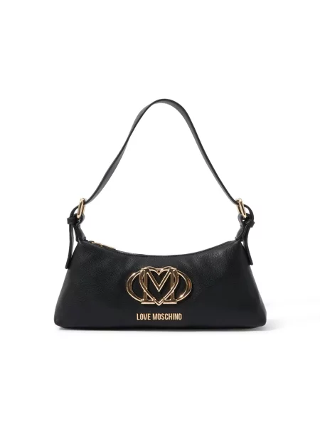Love Moschino geantă pentru femei cu imitație de piele negru