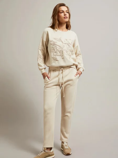 Pantaloni de trening Moodo bej