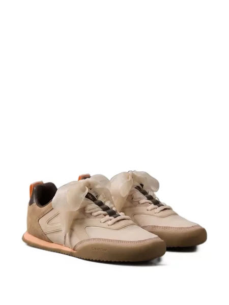 Sneakerși Calvin Klein cu funde din organza