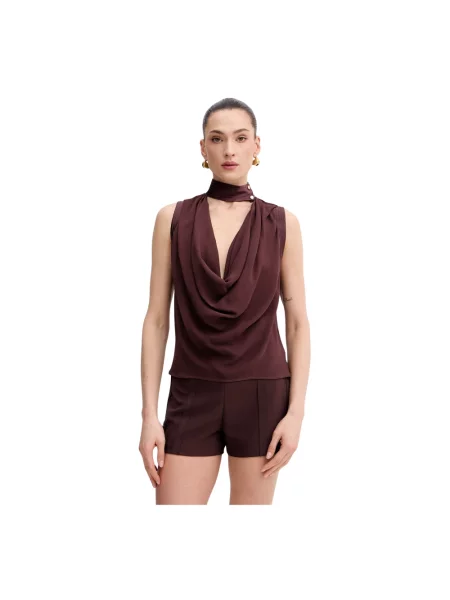 Top Elisabetta Franchi brązowy