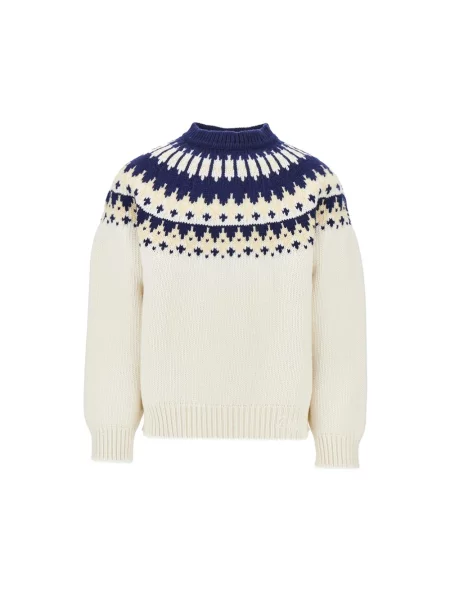 Sweter Dsquared2 wełniany beżowy