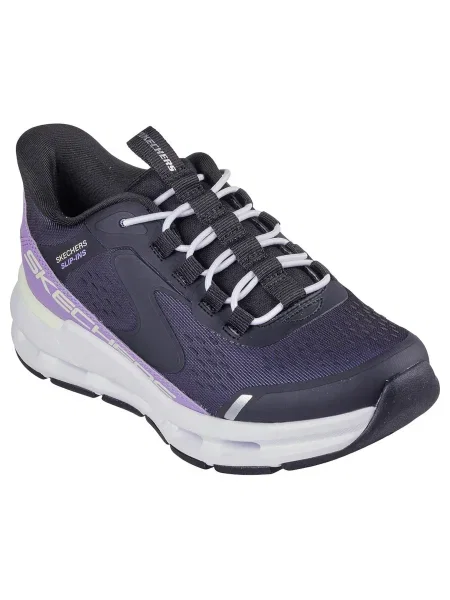 Skechers Sneakersy Glide-Step + BKPR Čierna biela