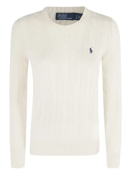 Pulover Polo Ralph Lauren cu broderie de jumătate de fermoar negru