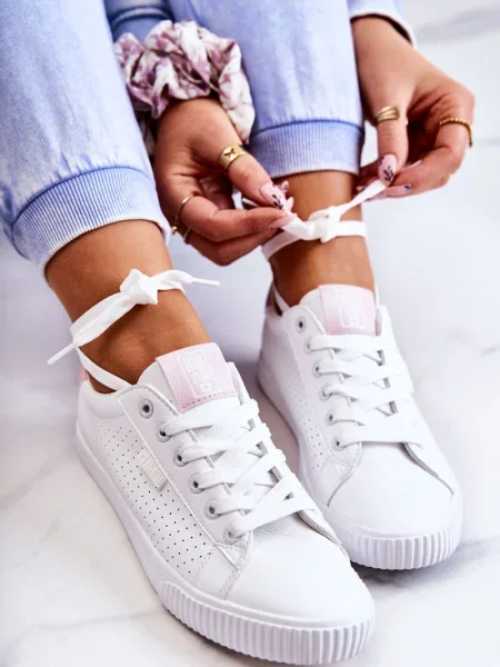 Pantofi Big Star Shoes clasici alb
