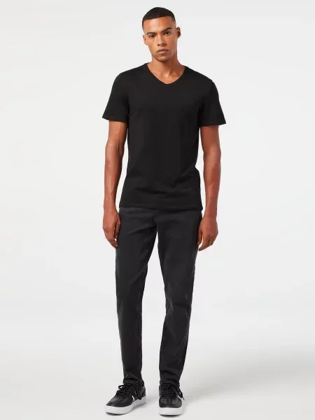 Зауженные джинсы Lacoste черный