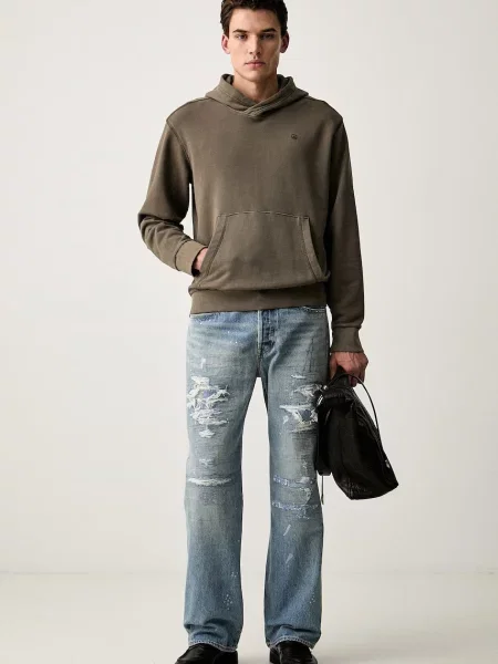 G-Star Raw Hanorac Unit Maro închis verde