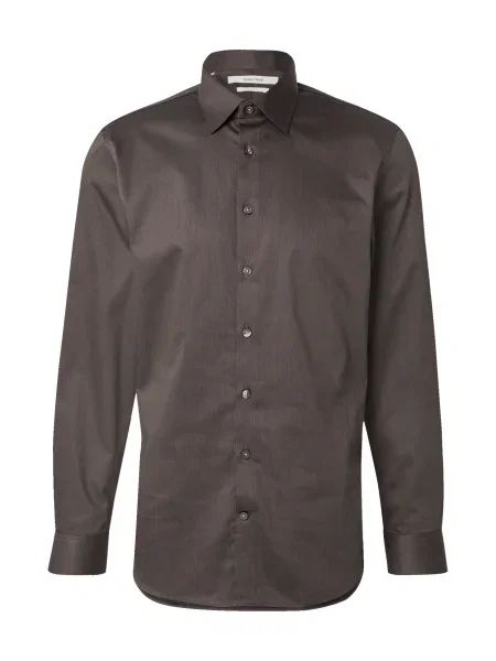 SELECTED Košile čokoládová