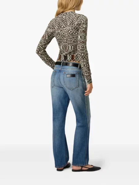 Pulover Missoni cu decolteu rotund negru