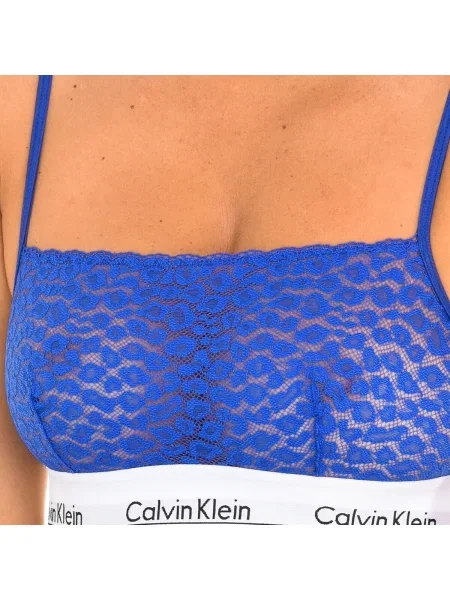 Podprsenka Calvin Klein Jeans modrá