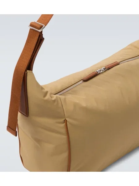 Geantă crossbody The Row din piele bej