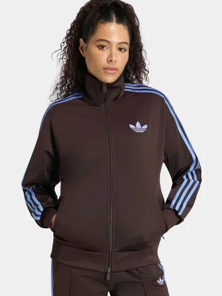 Adidas Originals hanorac cu pentru femei Firebird maro