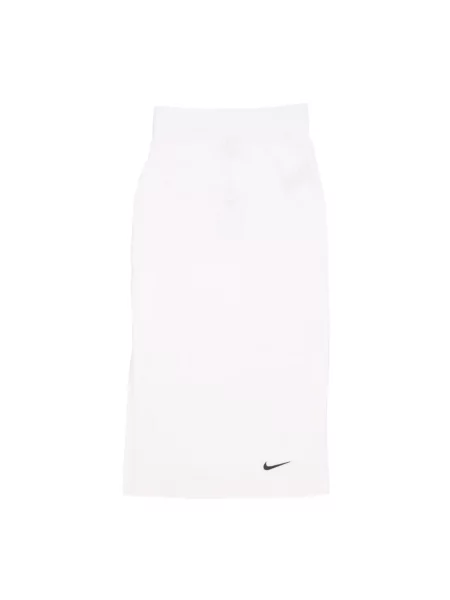 Spódnica Nike prążkowana biała