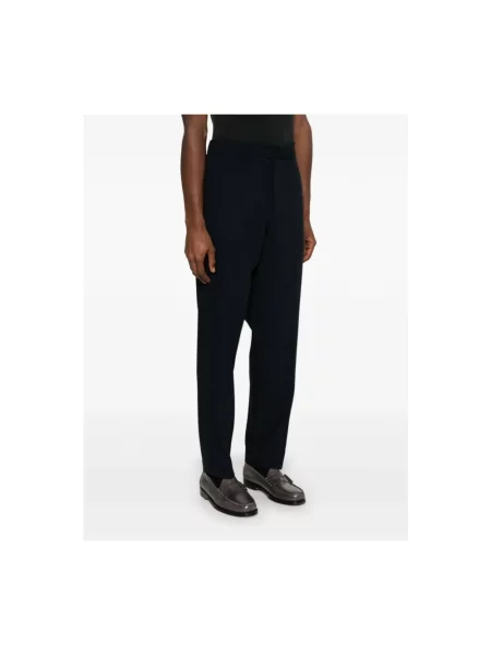 Spodnie Emporio Armani niebieskie