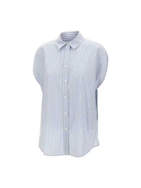 Koszula Woolrich w paski niebieska