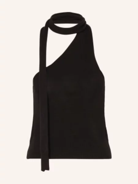 Dzianinowy top By Aylin Koenig czarny