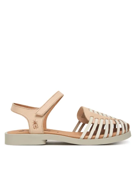 Fly London sandale de piele bej