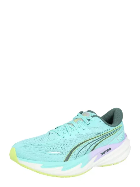 PUMA Běžecká obuv tyrkysová / jedle