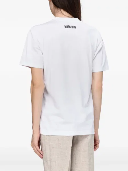 Tricou Moschino cu imagine roz