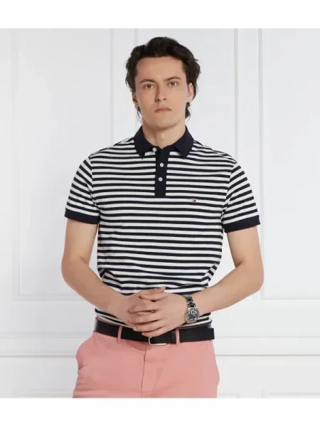 Tommy Hilfiger Tenisz póló | pique kék