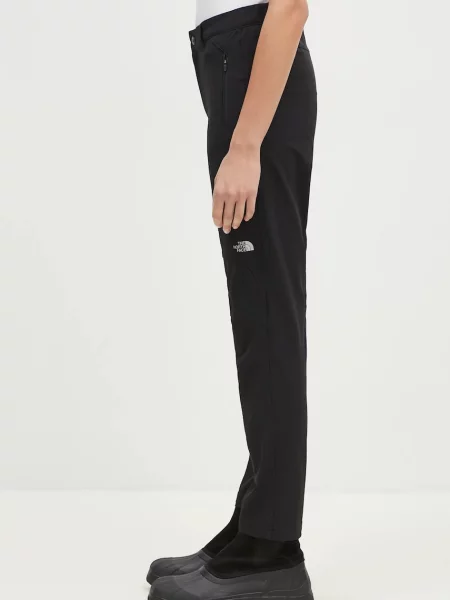 The North Face spodnie Quest Softshell Pant proste high waist czarny