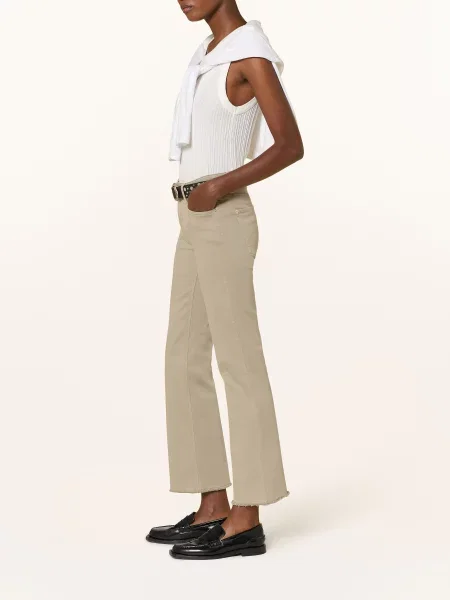 Cambio Jeansy Bootcut Francesca gruen khaki