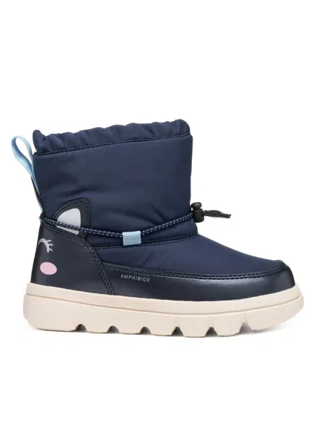 Geox Snehule J Willaboom Girl B Abx M Tmavomodrá