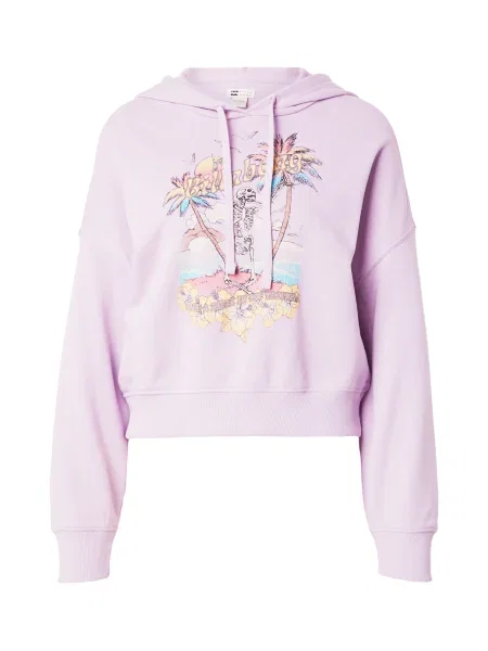 Billabong Majica dugih rukava All Time Boxy Fit ljubičasta