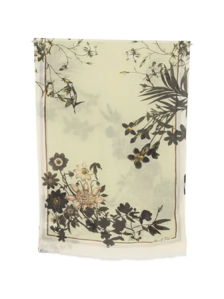 Fular Marc O'polo de lână cu model floral cu imagine