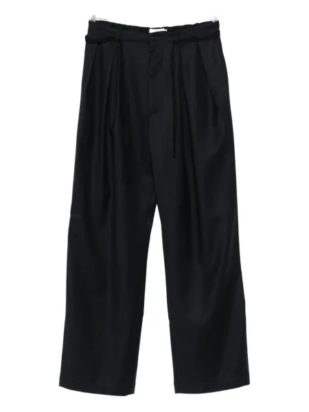 Pantaloni Barena plisate albastru
