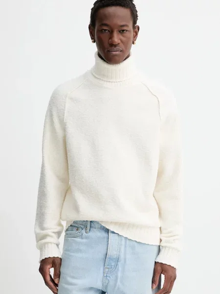 Hugo Sweter Z Golfem San Rudi weiss biały