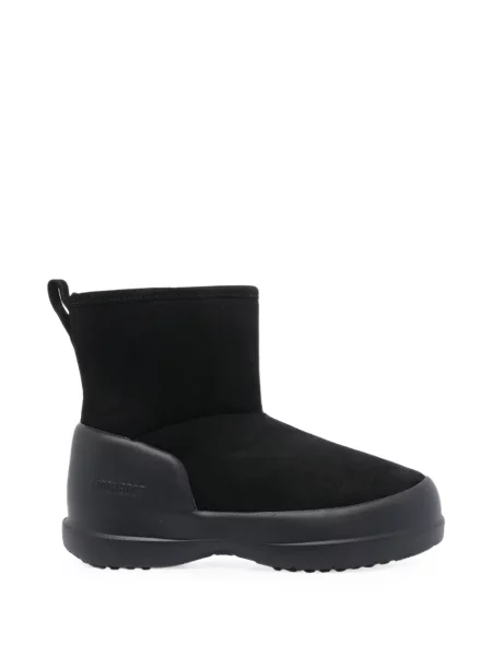 Botine Moon Boot din piele de căprioară negru
