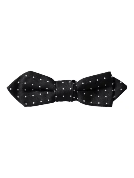 Krawat Dolce And Gabbana w grochy czarny