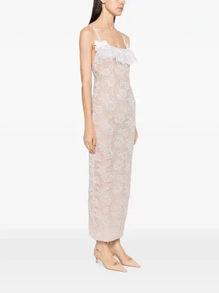 Rochie maxi Alessandra Rich cu paiete din dantelă