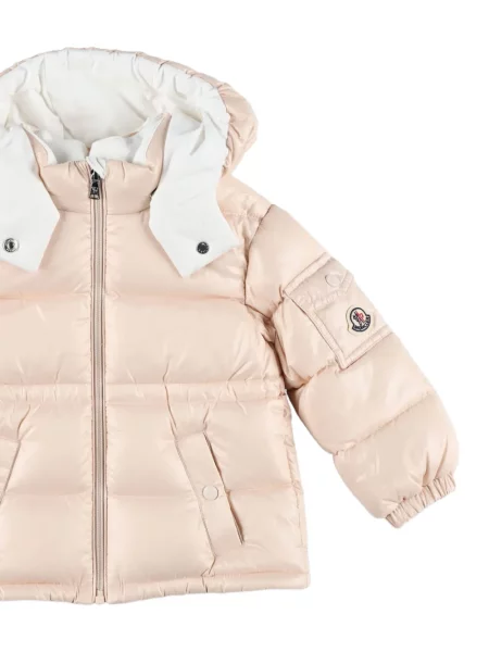 Dětské kabát Moncler Enfant růžový