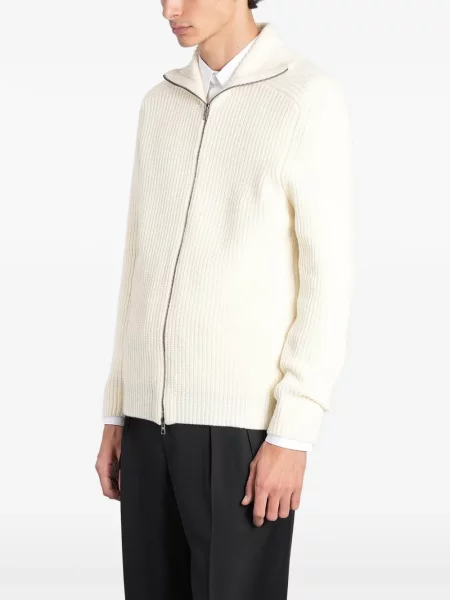 Cardigan Tagliatore tricotate alb