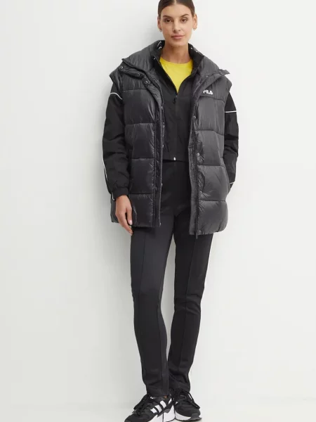 Куртка Fila Laplace перехідна oversize чорний