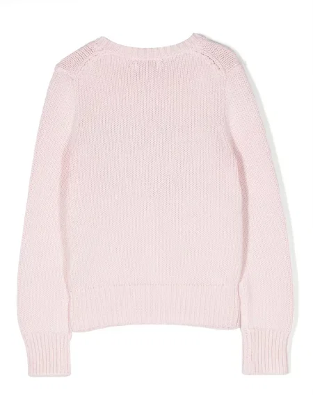 Sweter dziecięcy Polo Ralph Lauren różowy