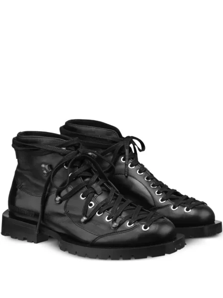 Botine Henrik Vibskov cu șireturi din dantelă negru