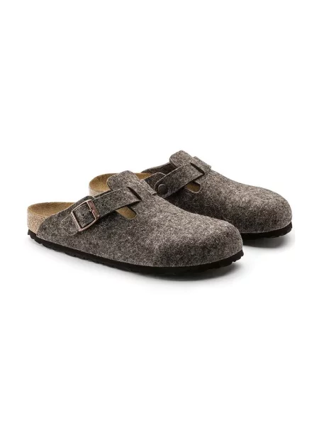 Тапочки Birkenstock серые