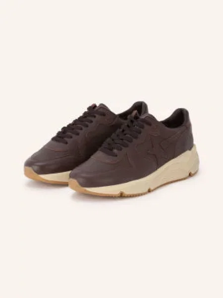 Golden Goose Sneakersy Running Sole tmavě hnědá