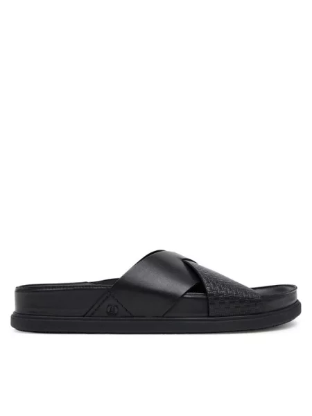 Sneakers Clarks Torford Cross Black Leather EUR 43 μαύρο