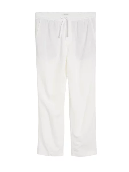 TOM TAILOR DENIM Kalhoty bílá