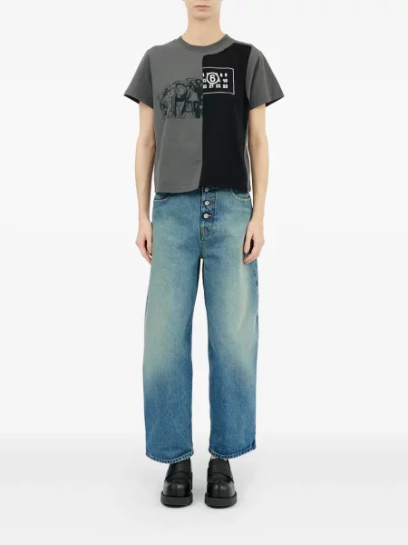 Tričko Mm6 Maison Margiela šedé