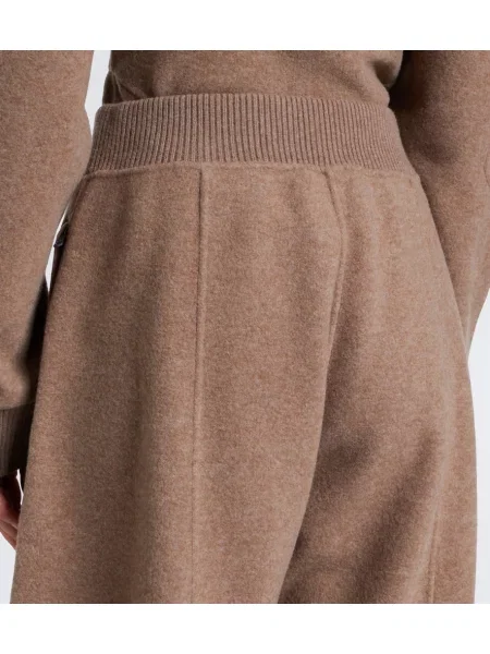 Pantaloni Max Mara de lână bej