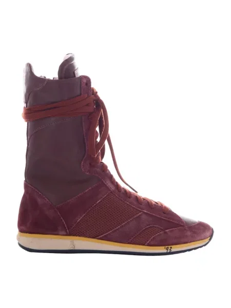 Sneakersy Patrizia Pepe skórzane brązowe