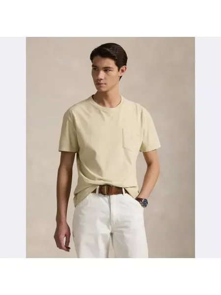 POLO RALPH LAUREN Póló | Custom slim fit bézs